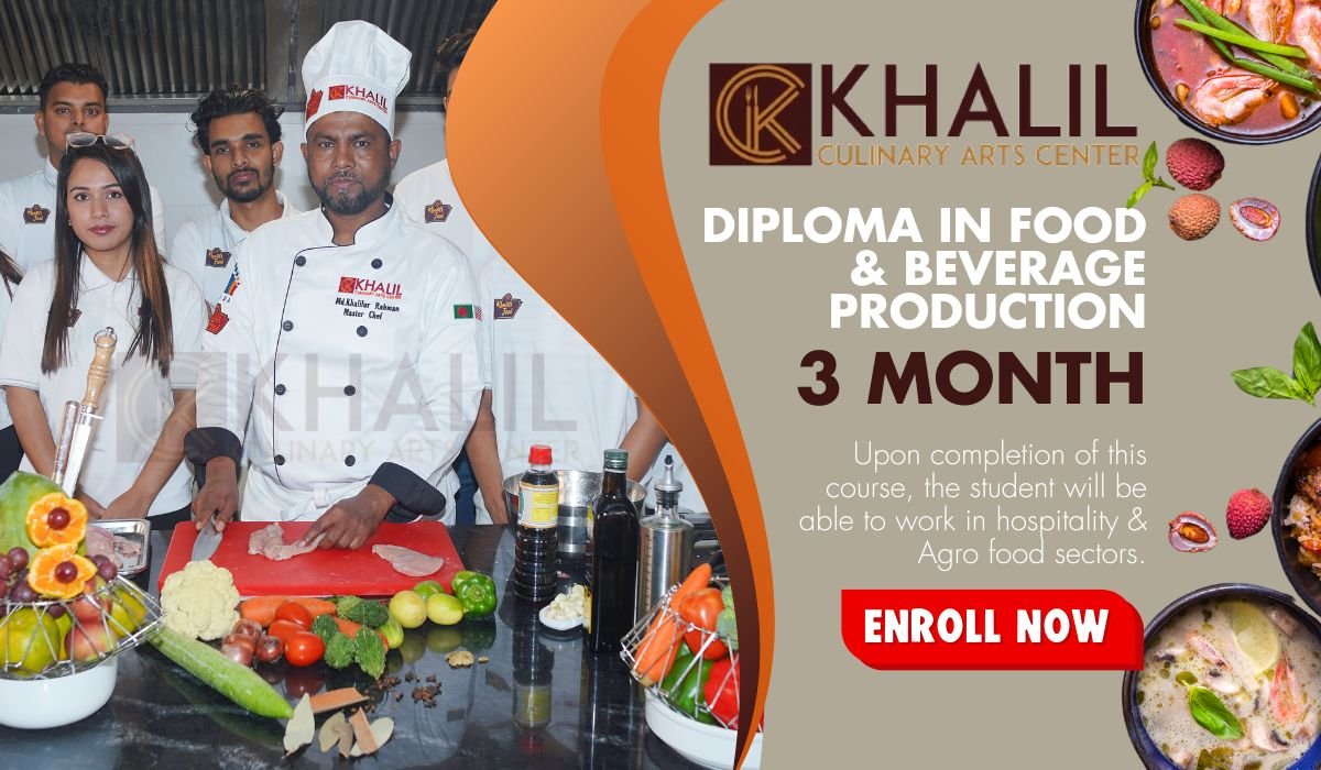 Diploma in Food & Beverage Production-3m
